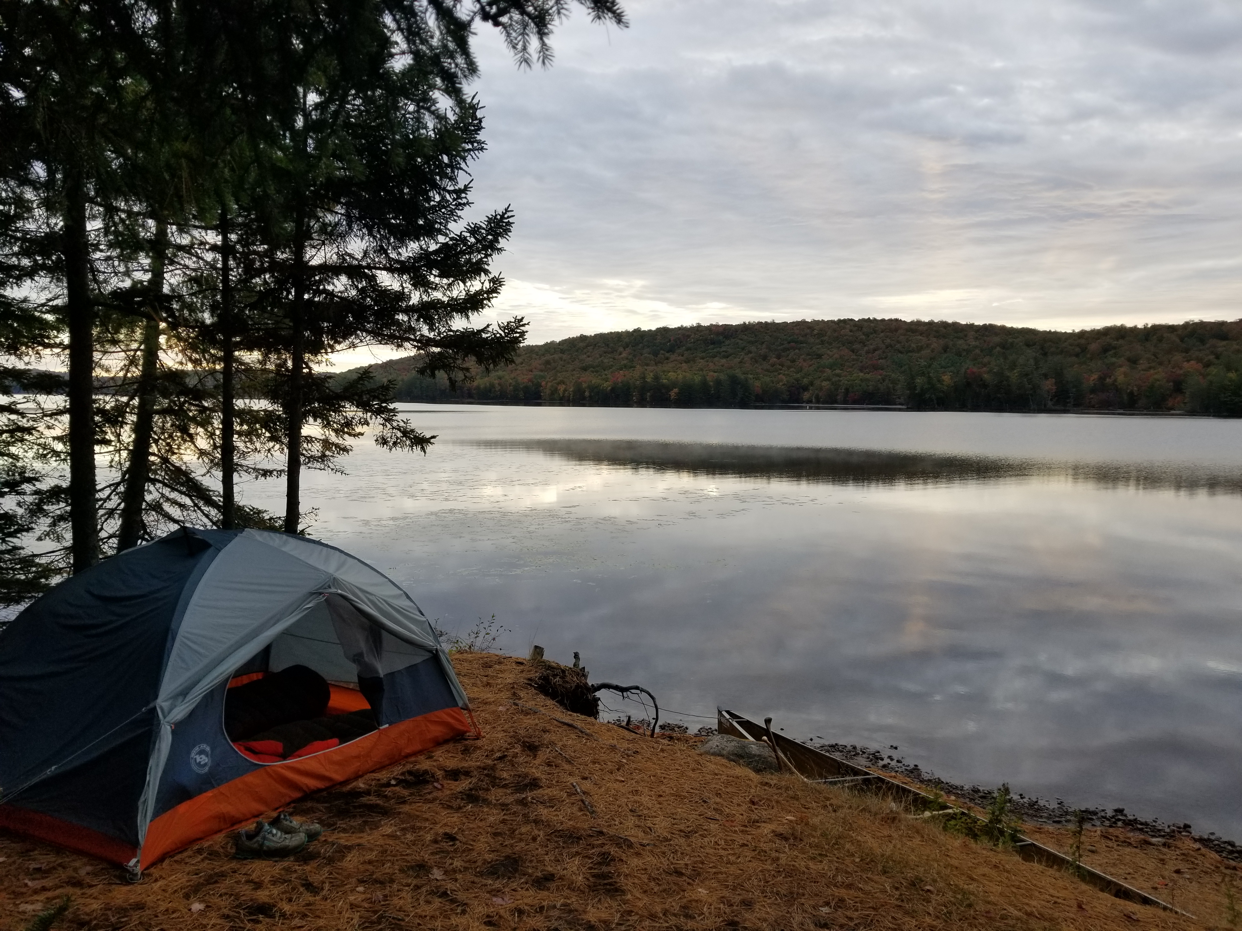 Camping Dead Creek Flow - Cranberry Lake