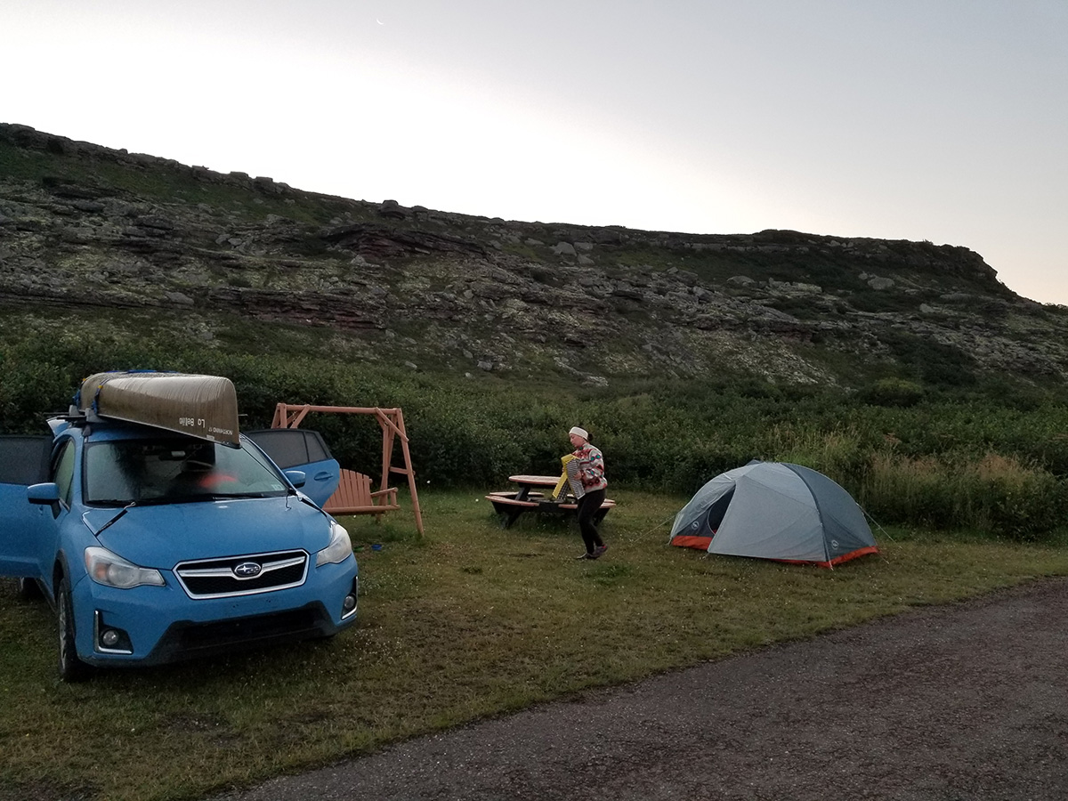 Camping a lo largo de la ruta 510 Trans Quebec Labrador