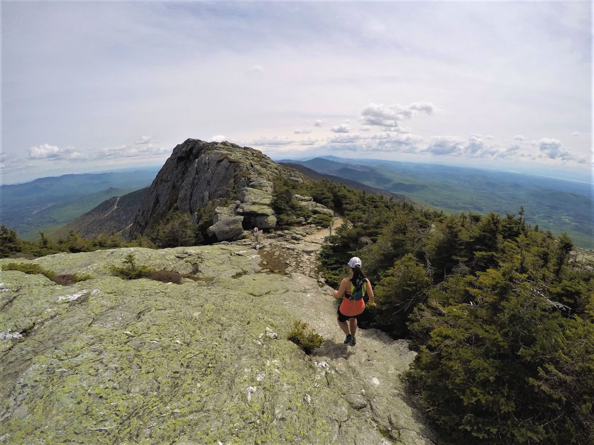 Regresando al Forehead de Monte Mansfield