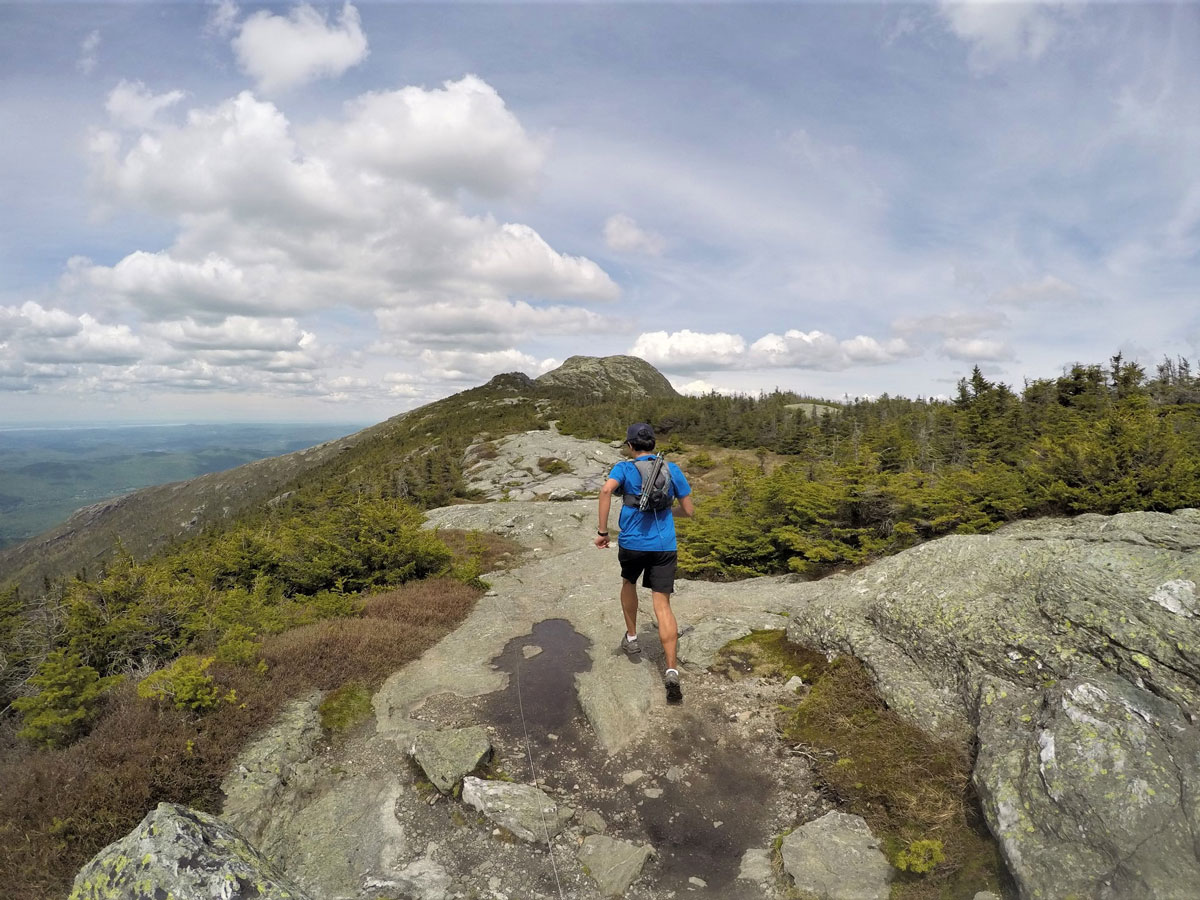 Long Trail Norte en nuestro viaje a la cima de Monte Mansfield